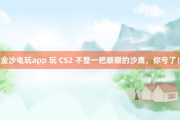 金沙电玩app 玩 CS2 不整一把顺眼的沙鹰，你亏了！
