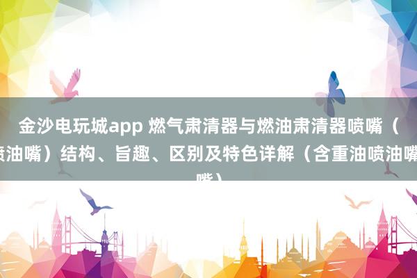 金沙电玩城app 燃气肃清器与燃油肃清器喷嘴（喷油嘴）结构、旨趣、区别及特色详解（含重油喷油嘴）